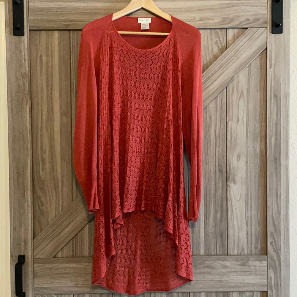 Grace and Lace 2 fit knit sweater/cardigan